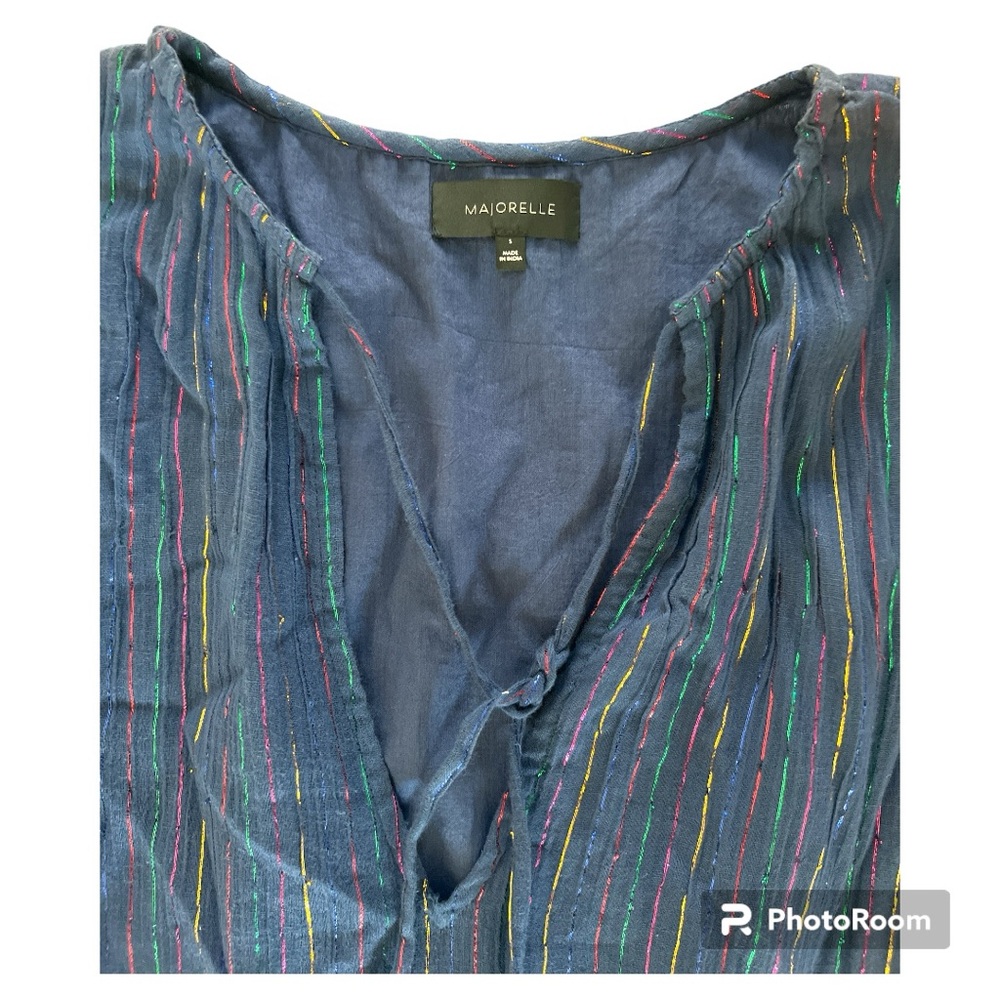 MAJORELLE EUC Teresa dress in navy blue prism Small - Picture 8 of 9